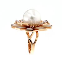 Ringe Utopia Dame FLAMANTE in Rosègold Perla 17.88 Ct PRTP1089B - PRTP1089B